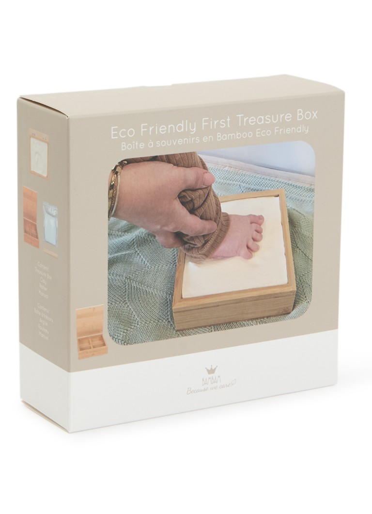 BamBam Friendly First Treasure opbergdoos 15 x 15 cm Lichtbruin - Deal
