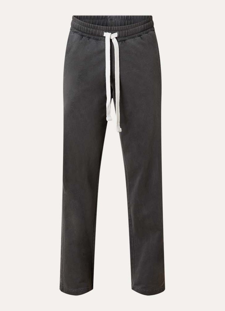 Cole Buxton Heren Loose fit joggingbroek met trekkoord in de kleur Antraciet, maat: XL