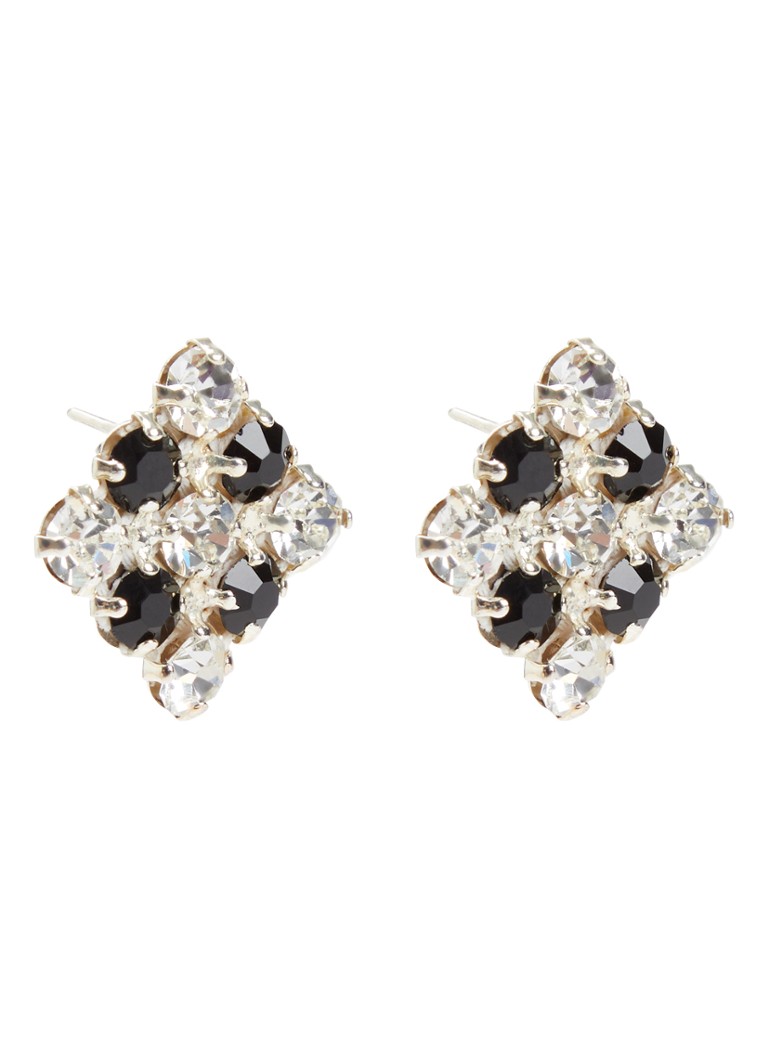 Kroonjuweeltjes Dames Nuit Kristal oorstekers met kristal in de kleur Zilver, maat: OS