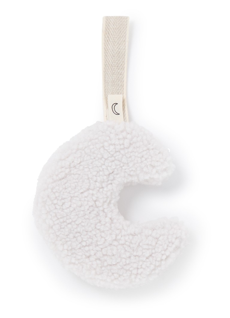 Dappermaentje Jongens Teddy speendoekje in de kleur Wit, maat: 10x12cm