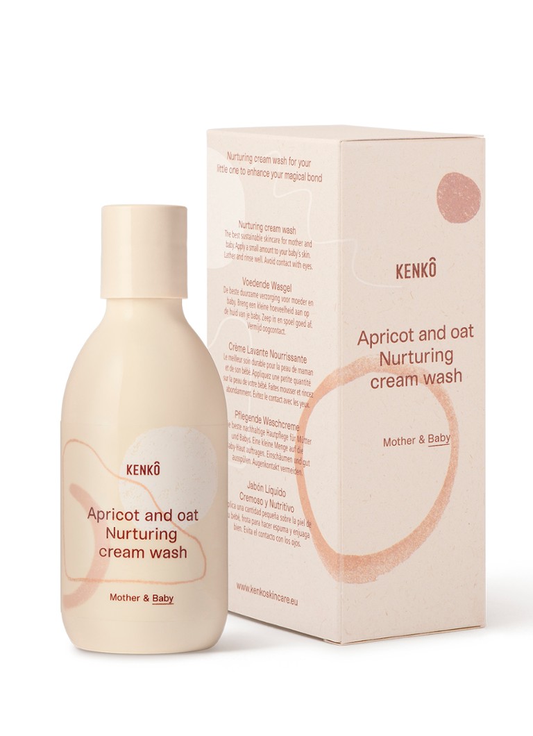Kenkô Apricot and Oat Nurturing cream wash - baby douchegel 1 SIZE Verzorging - Deal