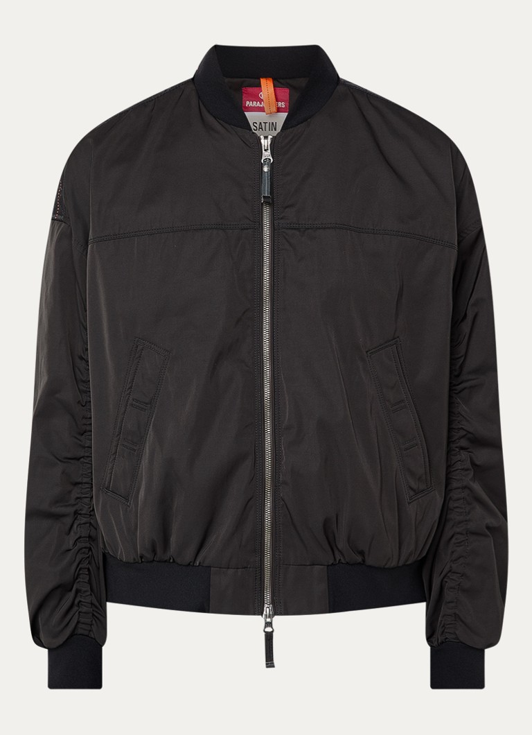 Parajumpers Dames Kathryn bomberjack met steekzakken in de kleur Zwart, maat: M