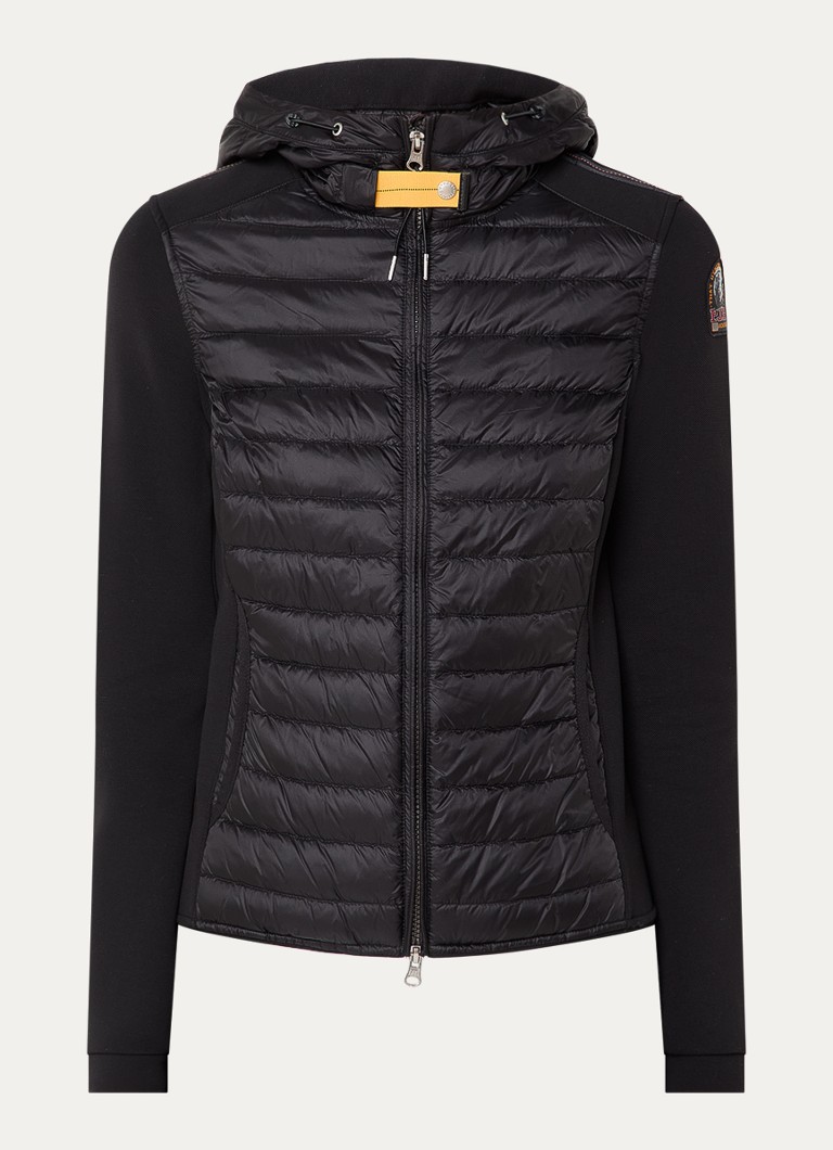 Parajumpers Dames Kym gewatteerde jack met donsvulling en capuchon in de kleur Zwart, maat: XL
