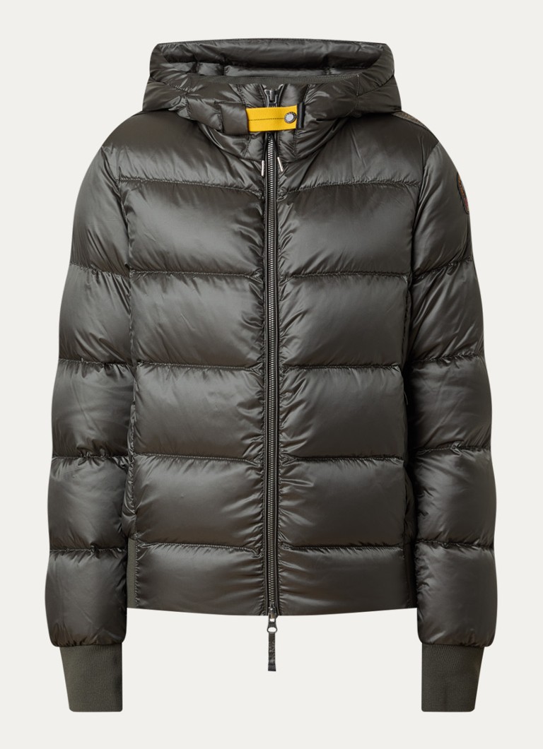 Parajumpers Jongens Marion puffer jack met donsvulling in de kleur Legergroen, maat: L
