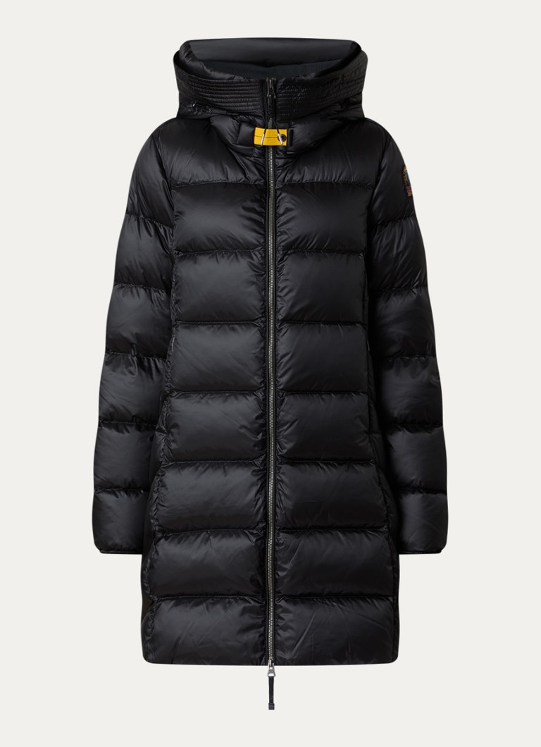 Parajumpers Dames Gewatteerde puffer jas met donsvulling in de kleur Zwart, maat: S
