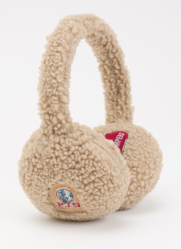 Parajumpers Dames Rawam oorwarmers van teddy in de kleur Beige, maat: S/M