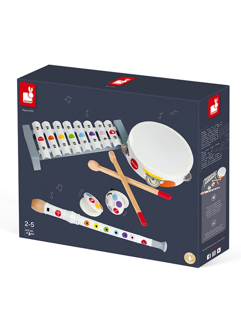 Janod Confetti muziekinstrumenten set 7-delig
