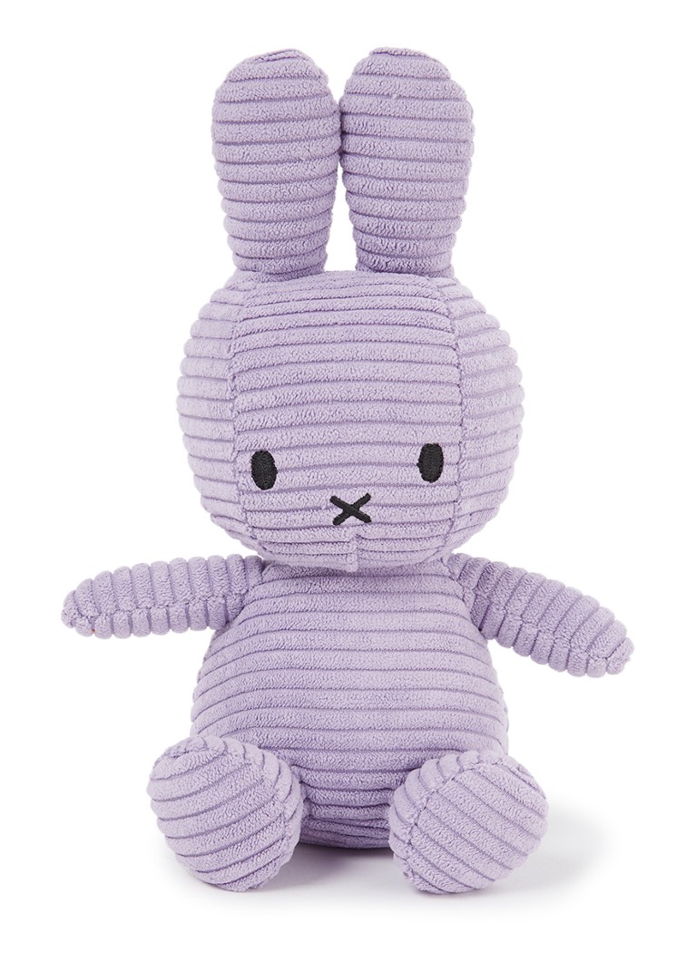 Nijntje Meisjes Miffy knuffel 23 cm in de kleur Lila, maat: 23CM