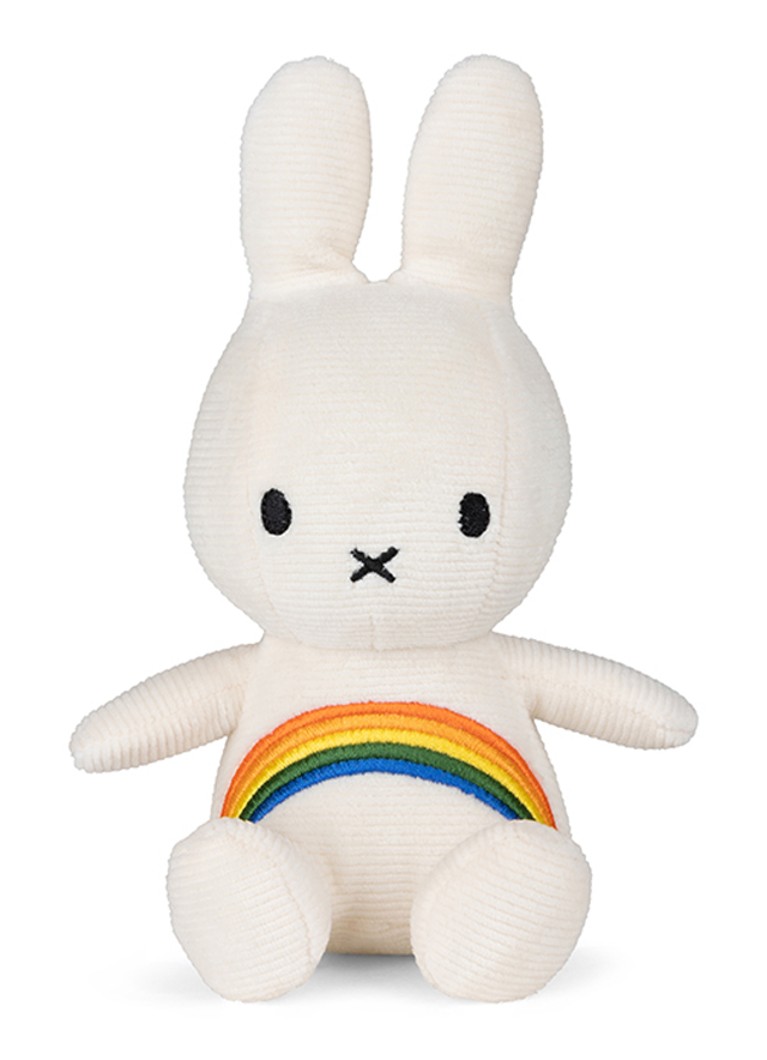 Nijntje Jongens Miffy knuffel 18 cm in de kleur Gebroken wit, maat: 18 cm