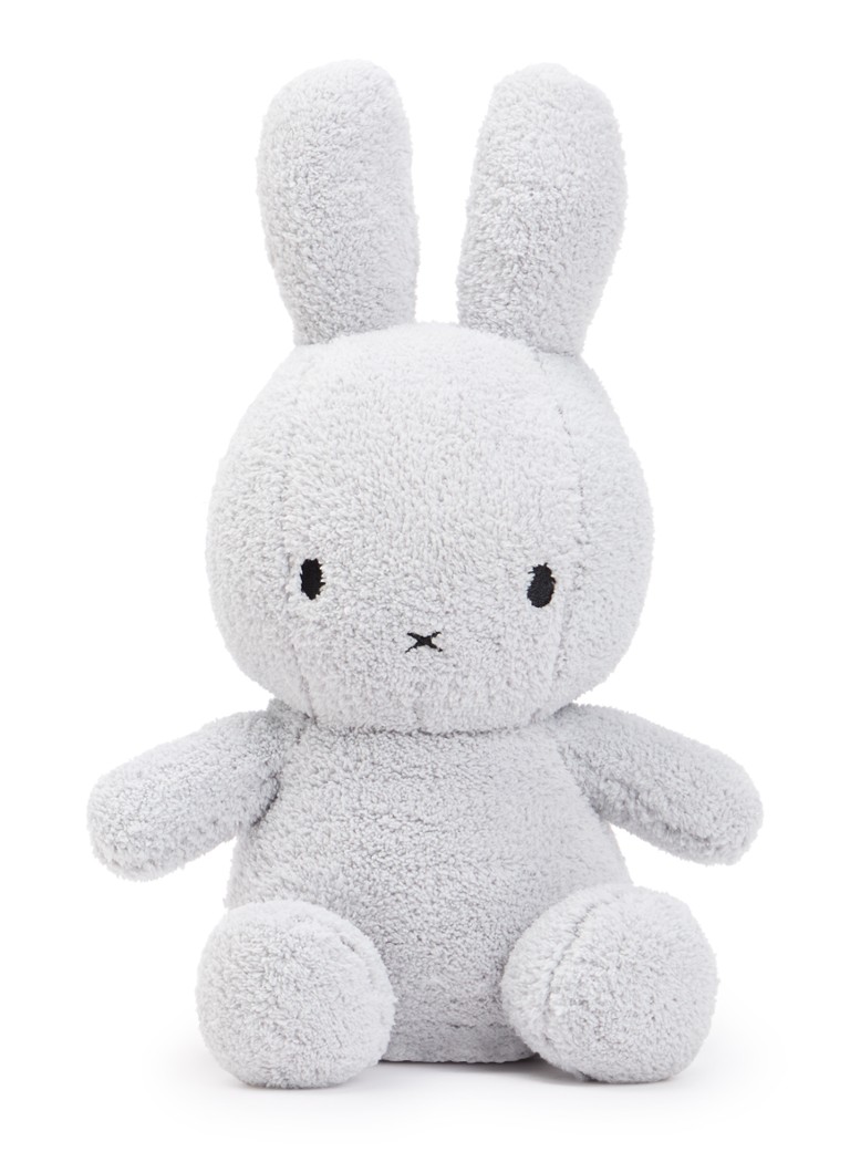 Nijntje Miffy Terry knuffel 33 cm in de kleur Lichtgrijs, maat: 33 cm