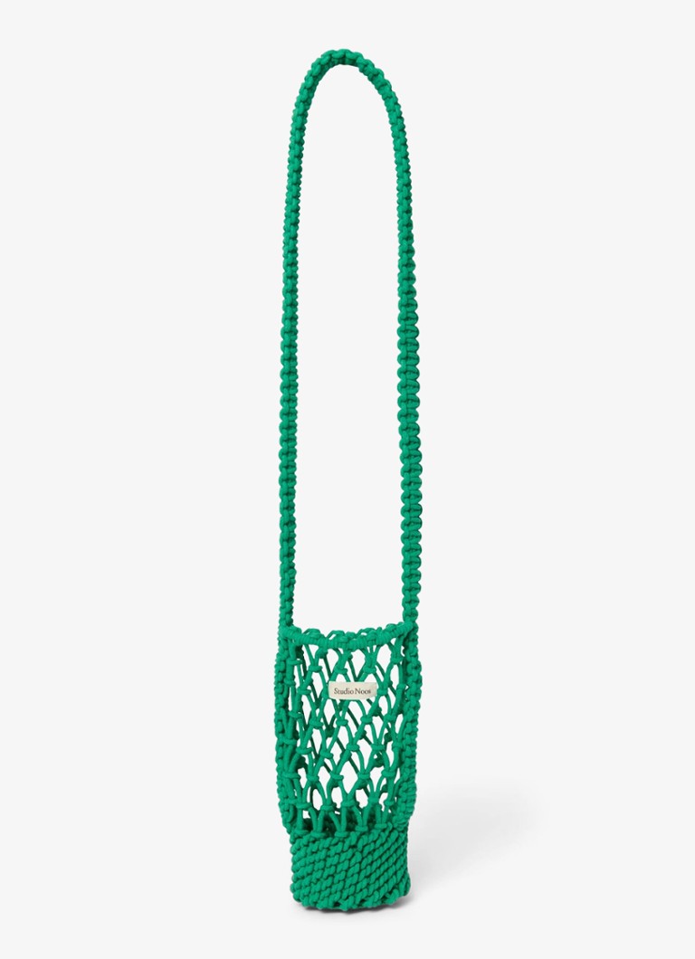 Studio Noos Dames Macramé crossbody met logo