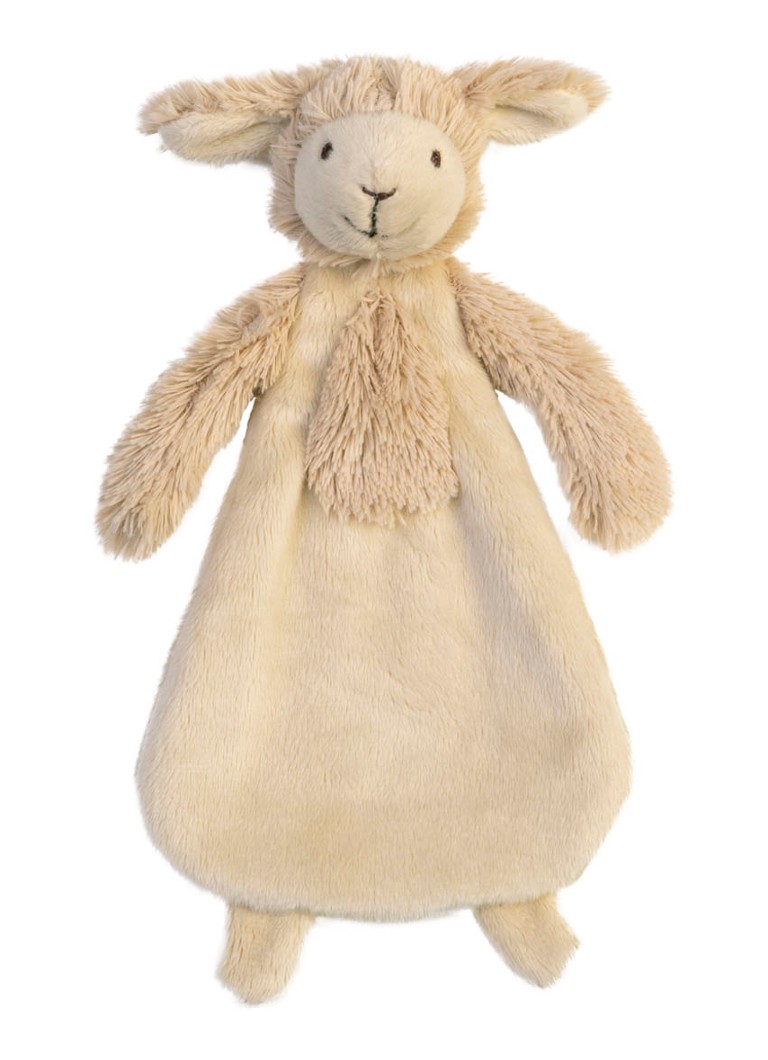 Happy Horse Lammetje Livio knuffeldoekje in de kleur Beige, maat: 25 cm