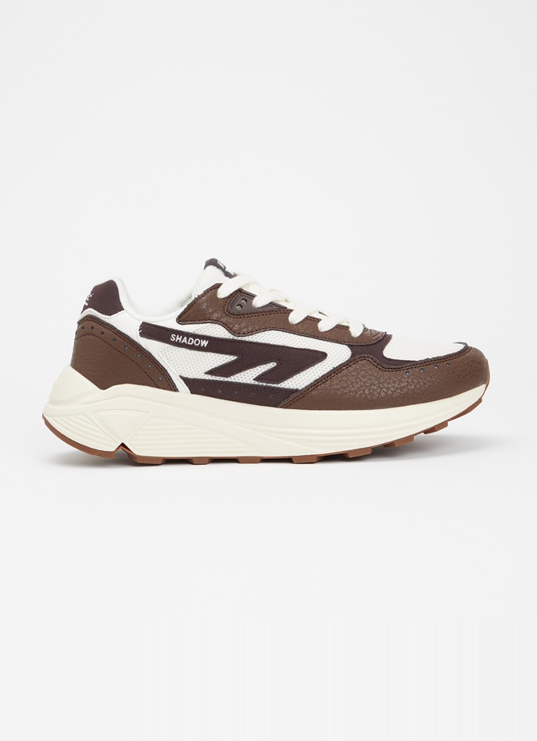 Hi-Tec Heren HTS Shadow RGS sneaker van mesh met details van leer in de kleur Bruin, maat: 42