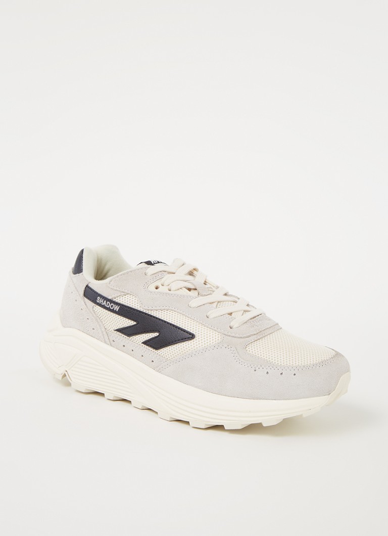 Hi-Tec Heren HTS Shadow RGS sneaker met suède details in de kleur Lichtgrijs, maat: 42