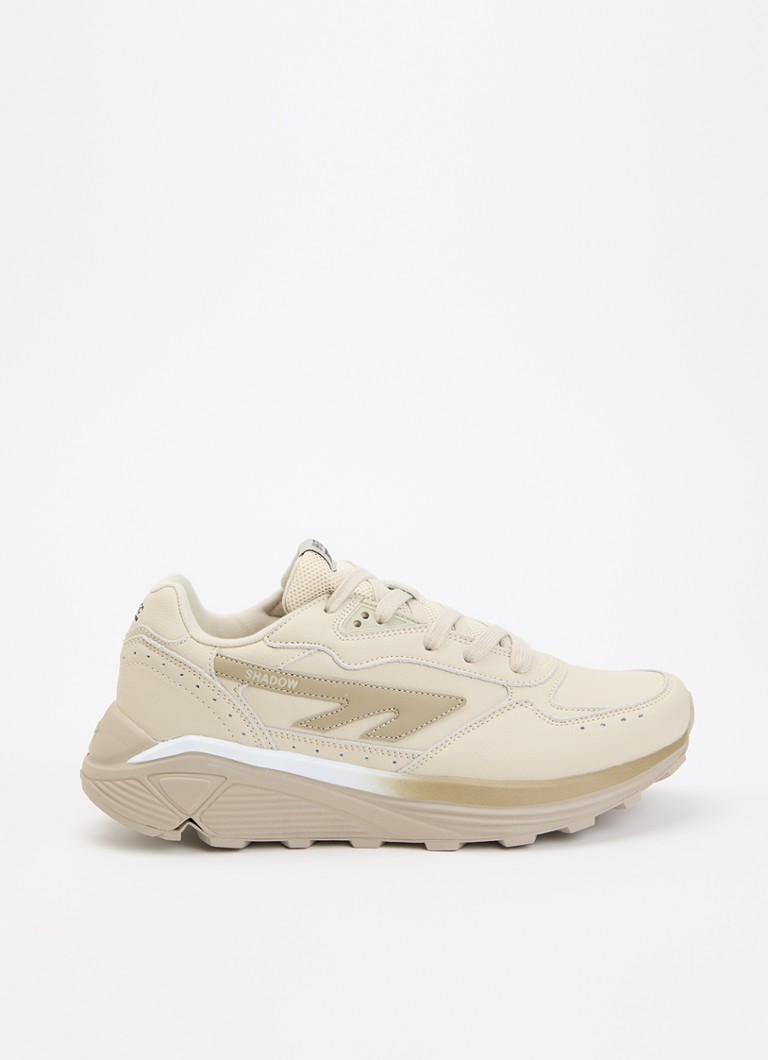 Hi-Tec Heren HTS Shadow RGS sneaker van leer met logo in de kleur Beige, maat: 42