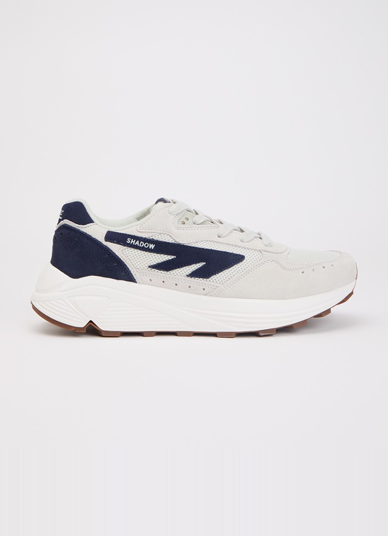 Hi-Tec Heren HTS shadow RGS sneaker van mesh met suède details in de kleur Donkerblauw, maat: 46