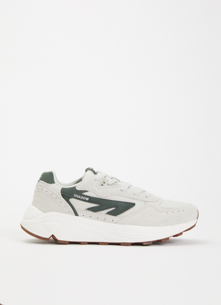 Hi-Tec Heren HTS shadow RGS sneaker van mesh met suède details in de kleur Creme, maat: 46