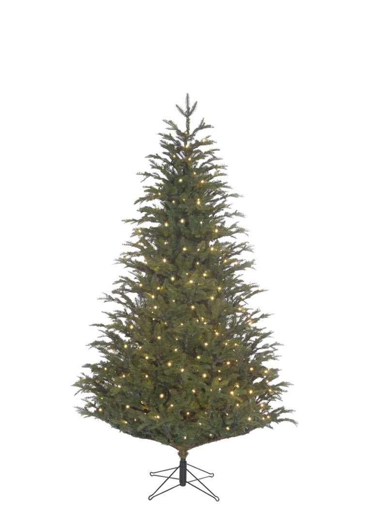 Black box Frasier kunstkerstboom met LED verlichting 185 cm Groen - Deal