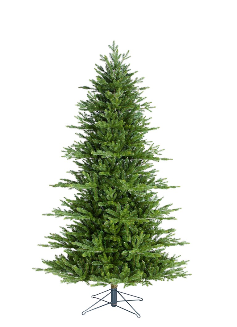 Black box Macallan kunstkerstboom met LED verlichting 215 cm Groen - Deal