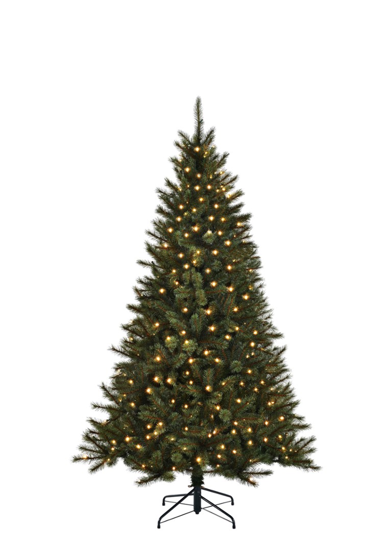 Black box Toronto kunstkerstboom met LED verlichting 185 cm Donkergroen - Deal