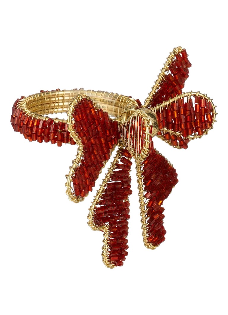 Mica Decorations Strik servetring Rood - Deal