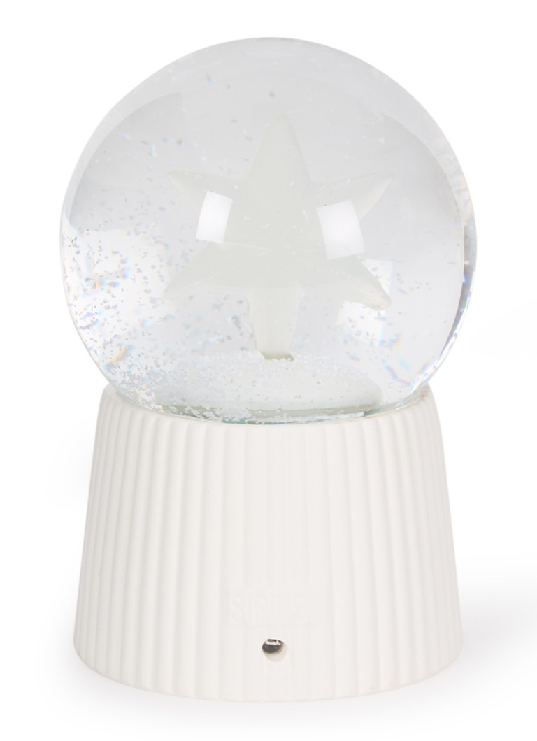 Sirius Capella sneeuwbol met LED verlichting 14,5 cm Transparant - Deal