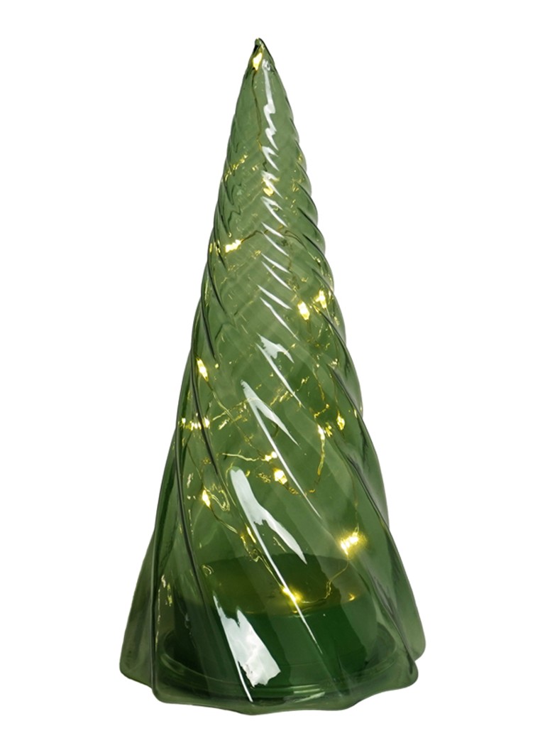 Sirius Vilma kerstornament met LED verlichting 19 cm Groen - Deal