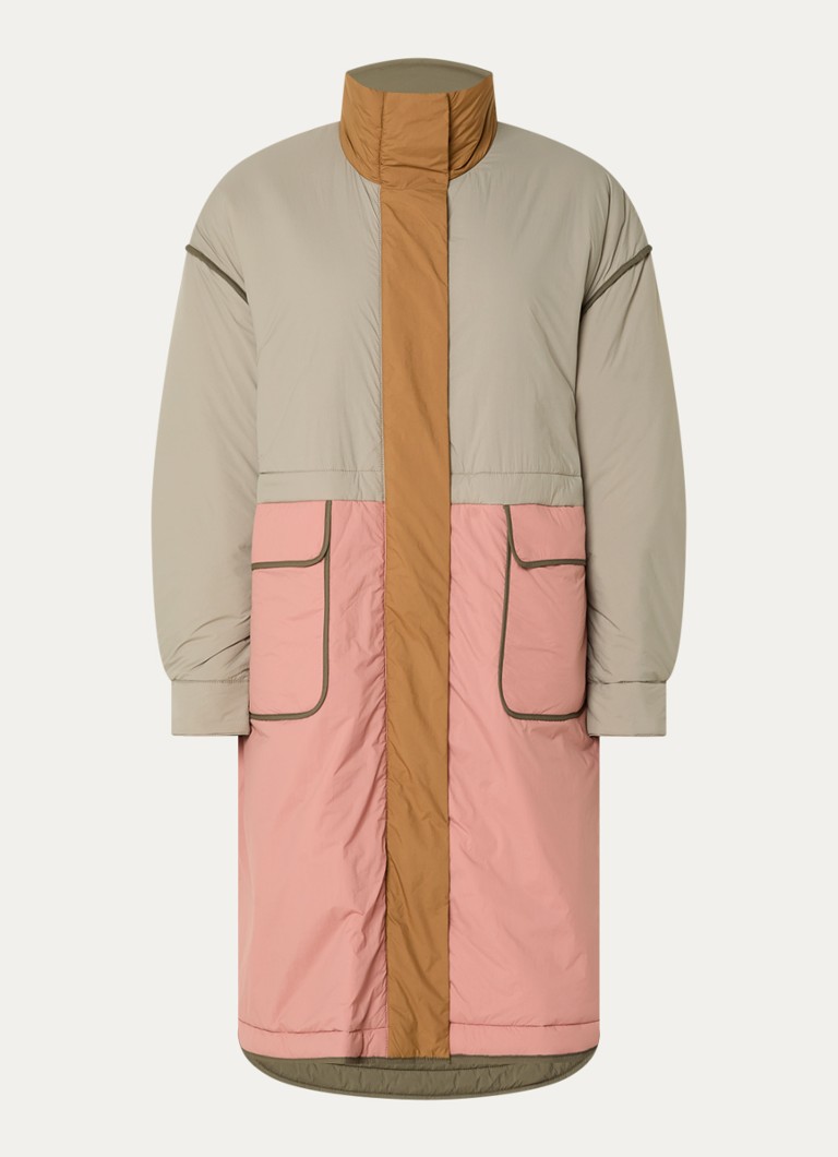 Max & Co Dames Buona longline puffer jas in de kleur Beige