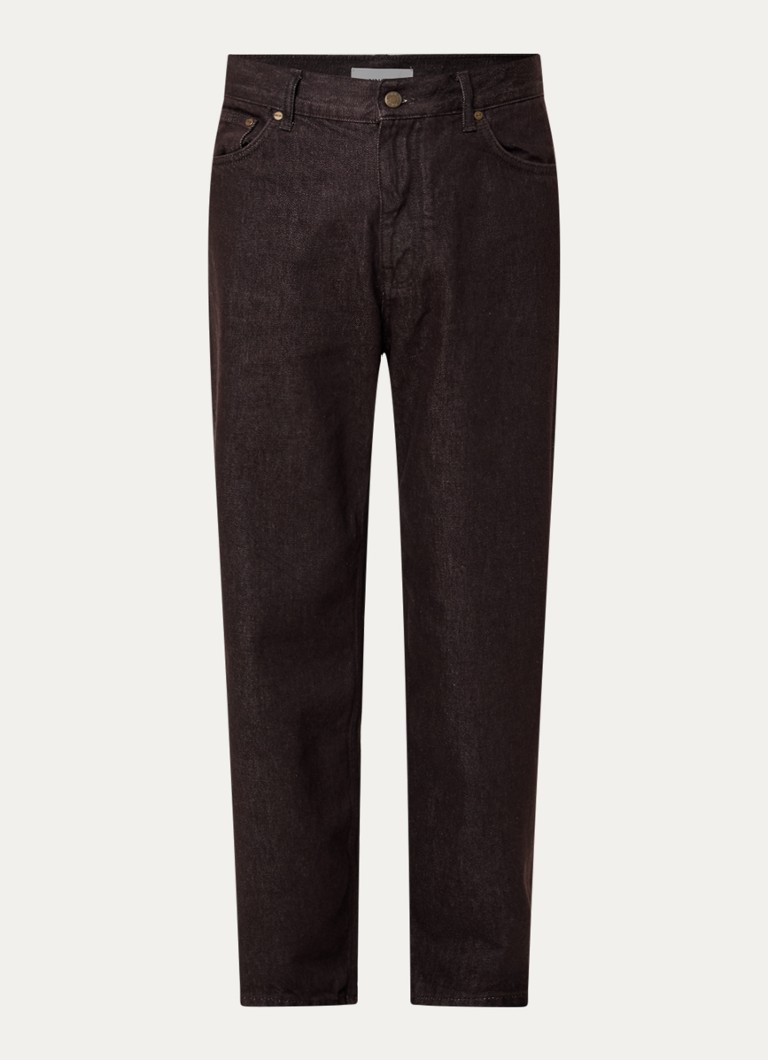 NN.07 Heren Ross loose fit jeans met gekleurde wassing in de kleur Bruin, maat: 32/32