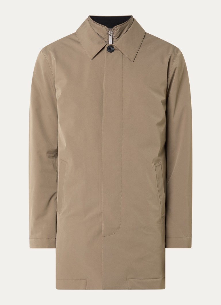 NN.07 Heren Blake gewatteerde trenchcoat met uitneembare voering in de kleur Beige, maat: XXL
