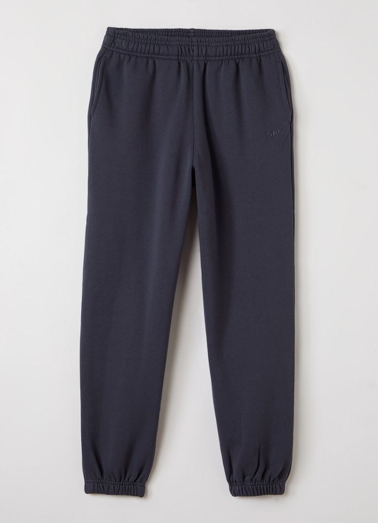Björn Borg Jongens Tapered fit joggingbroek in de kleur Indigo, maat: 170