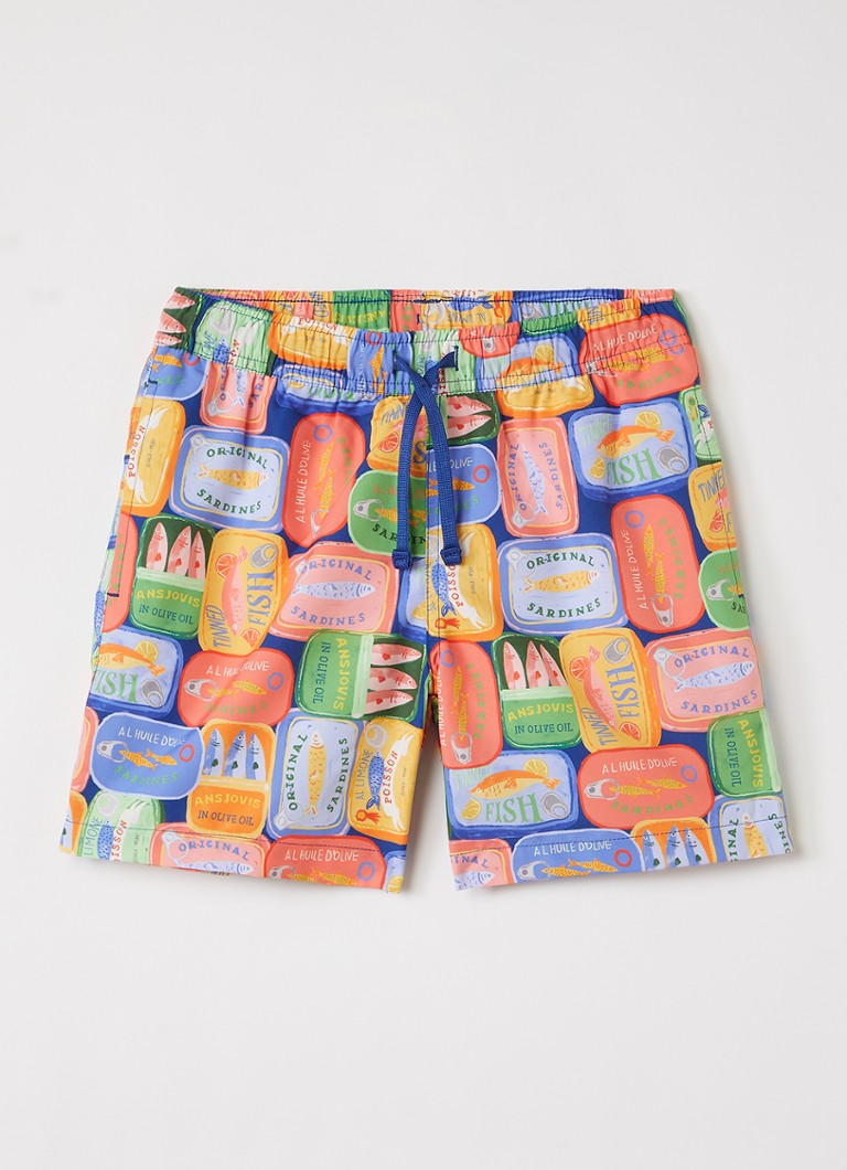 Björn Borg Jongens Loose fit korte broek met print in de kleur Oranje, maat: 170