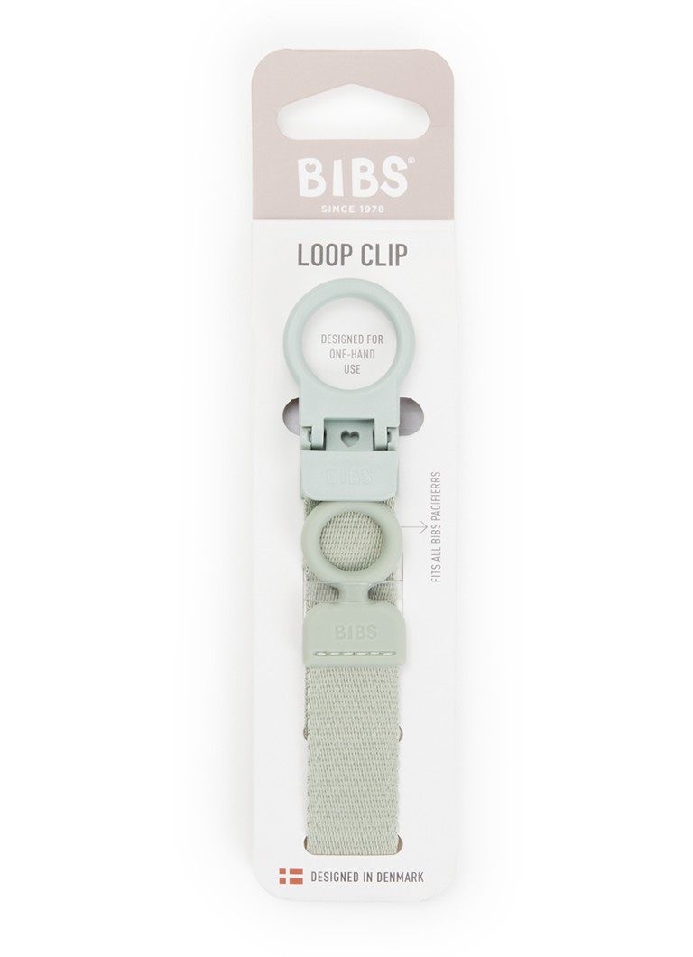 BIBS Meisjes Loop speenkoord 21,5 cm in de kleur Groen, maat: ONE SIZE