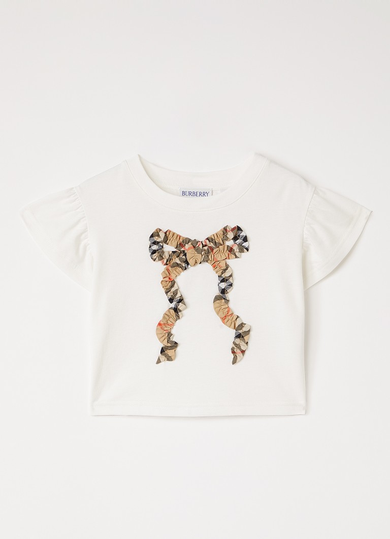 Burberry Meisjes Roxy T-shirt met applicatie in de kleur Wit, maat: 92