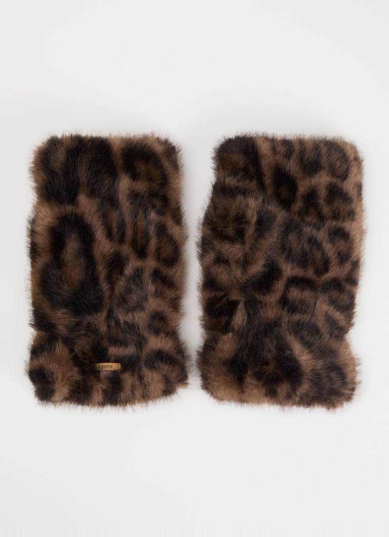 Barts Dames Britamu handschoenen van imitatiebond in de kleur Bruin, maat: ONE SIZE