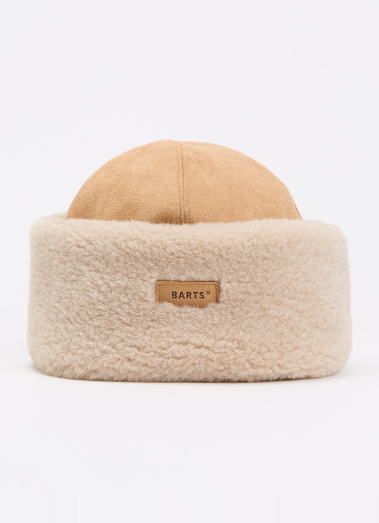 Barts Dames Kegalle muts van imitatiebont in de kleur Beige, maat: OS