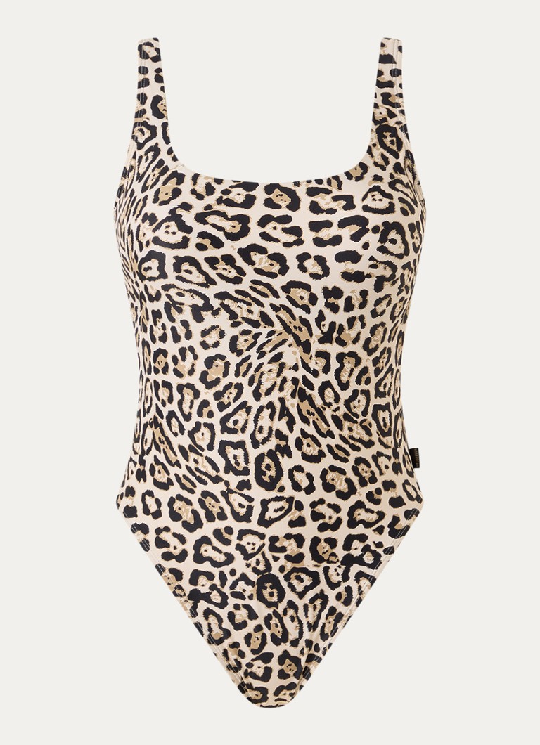 Goldbergh Dames Riviera badpak met uitneembare padding in de kleur Beige, maat: M
