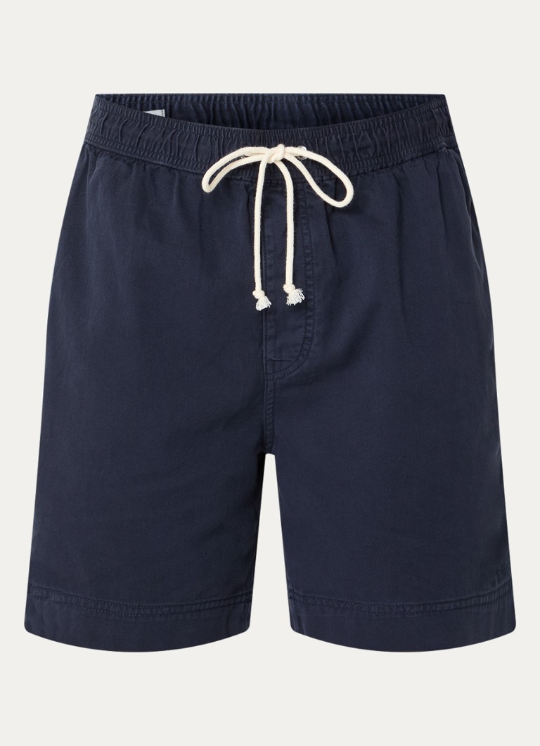 Gant Heren Straight fit korte broek met steekzakken in de kleur Blauw, maat: M