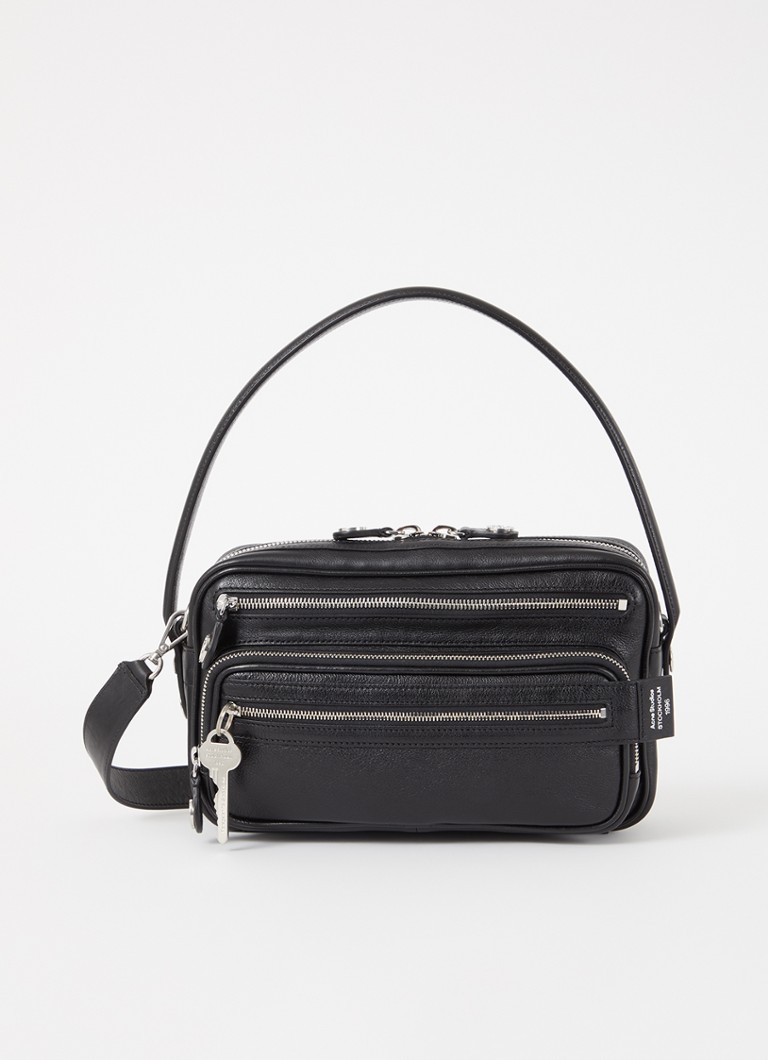 Acne Studios Dames Schoudertas van kalfsleer met afneembare schouderriem