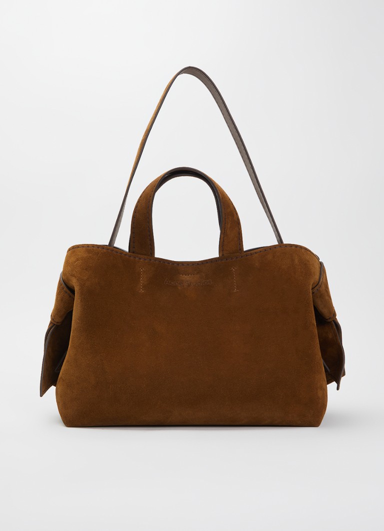 Acne Studios Dames Schoudertas van suède afneembare schouderriem
