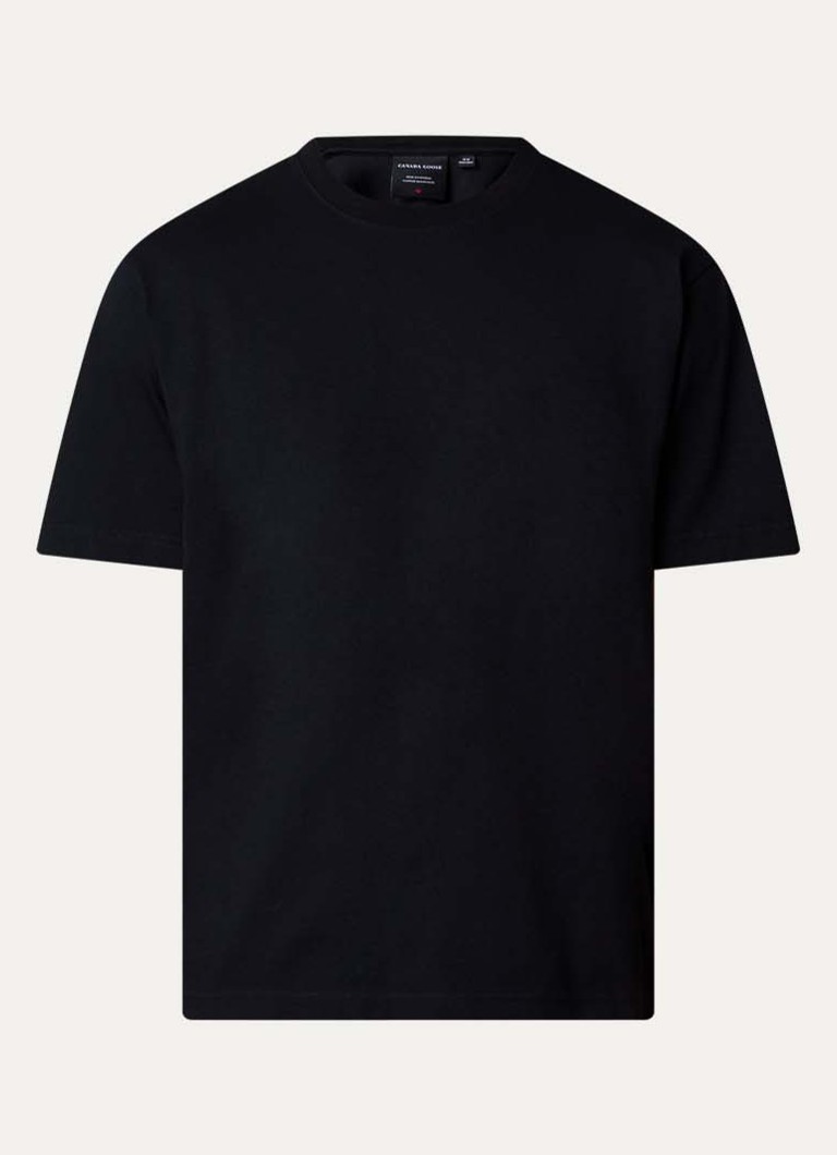 Canada Goose Heren Novo T-shirt met logo in de kleur Zwart, maat: S