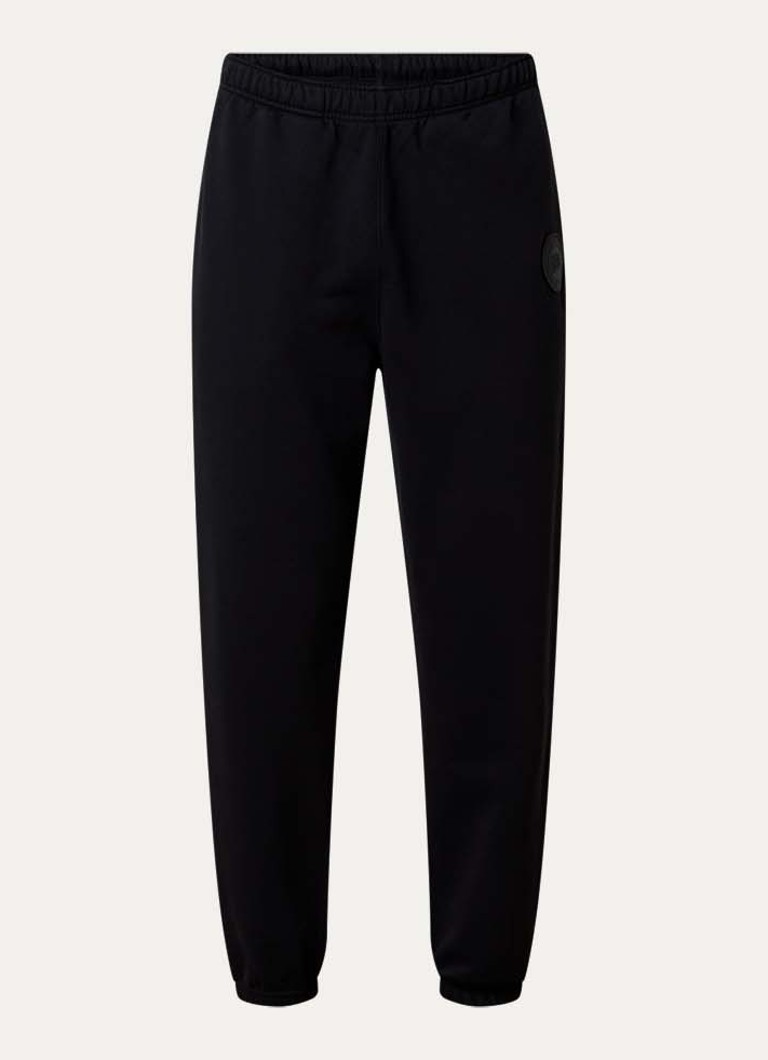 Canada Goose Heren Rove tapered fit joggingbroek met logo in de kleur Zwart, maat: XL