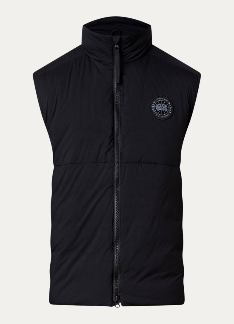 Canada Goose Heren Lodge gewatteerde bodywarmer met ritszakken in de kleur Zwart, maat: XL