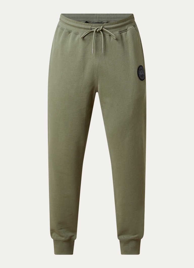 Canada Goose Dames Loon tapered fit joggingbroek met logo in de kleur Groen, maat: S