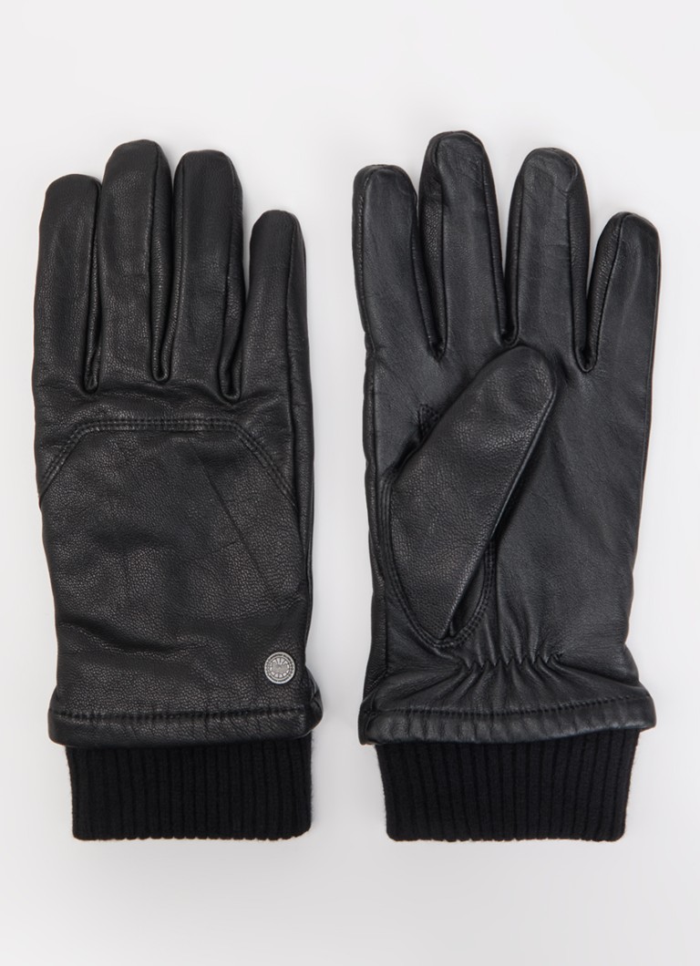 Canada Goose Heren Workman handschoenen van geitenleer in de kleur Zwart, maat: M