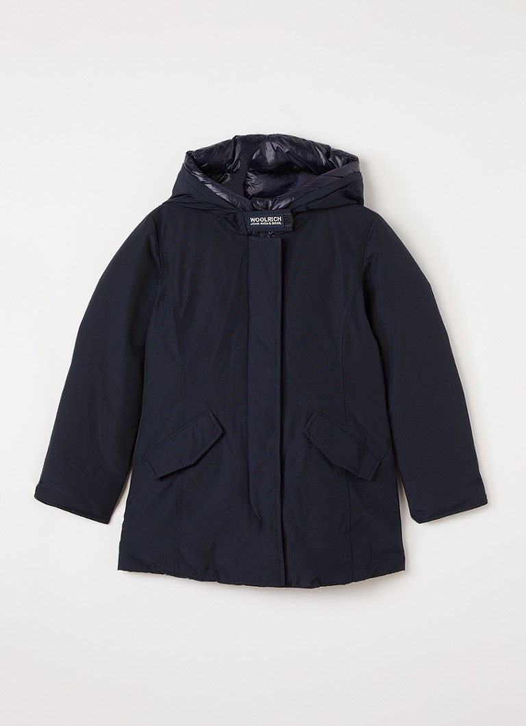 Woolrich Meisjes Arctic gewatteerde parka met donsvulling in de kleur Donkerblauw, maat: 16Y=176