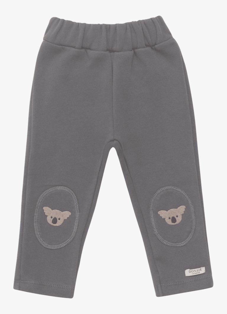 Donsje Amsterdam Joek Trousers | Koalas in de kleur Grijs, maat: 9-12M