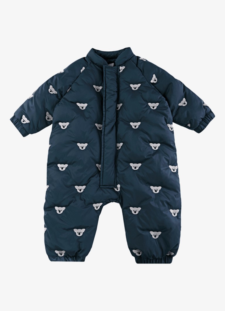 Donsje Amsterdam Jongens Tuur Overalls | Koalas in de kleur Blauw, maat: 6-9M