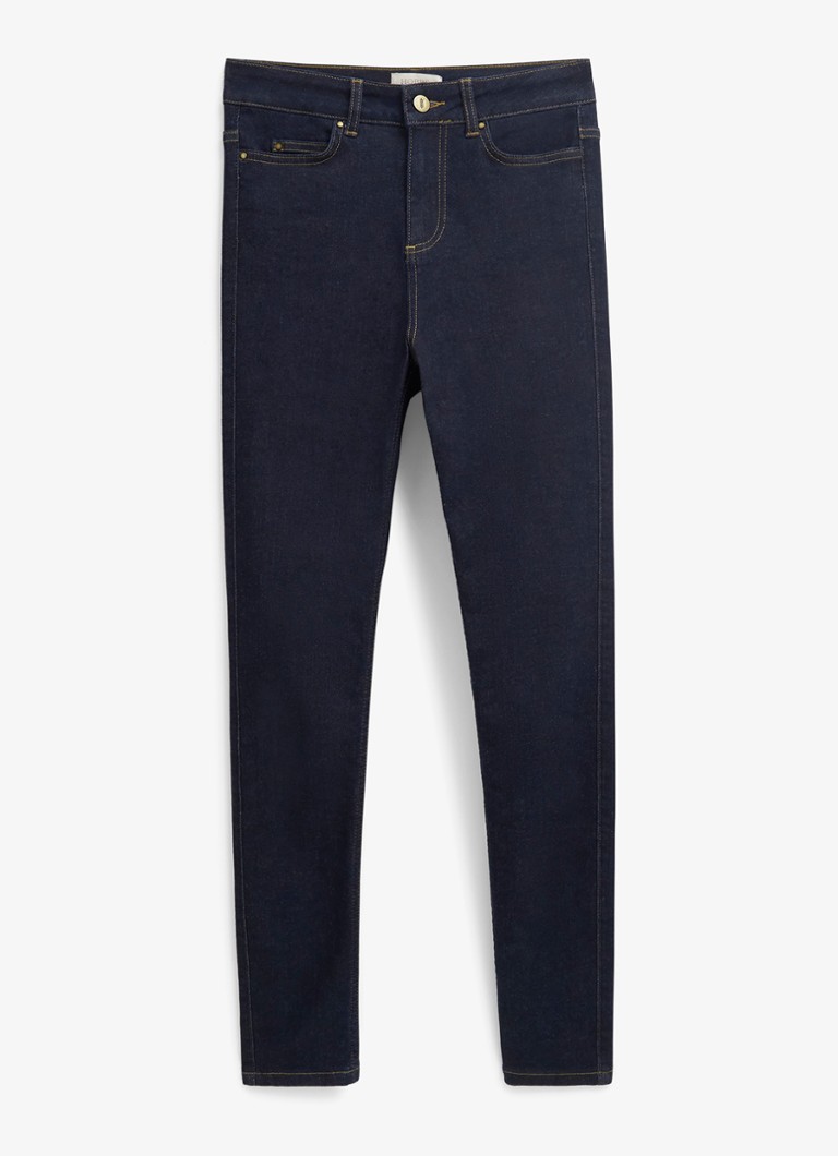 Hobbs Dames Gia high waist skinny jeans met donkere wassing in de kleur Indigo