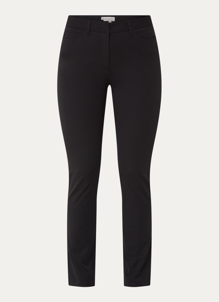 Hobbs Dames Amanda high waist skinny jeans met gekleurde wassing in de kleur Zwart